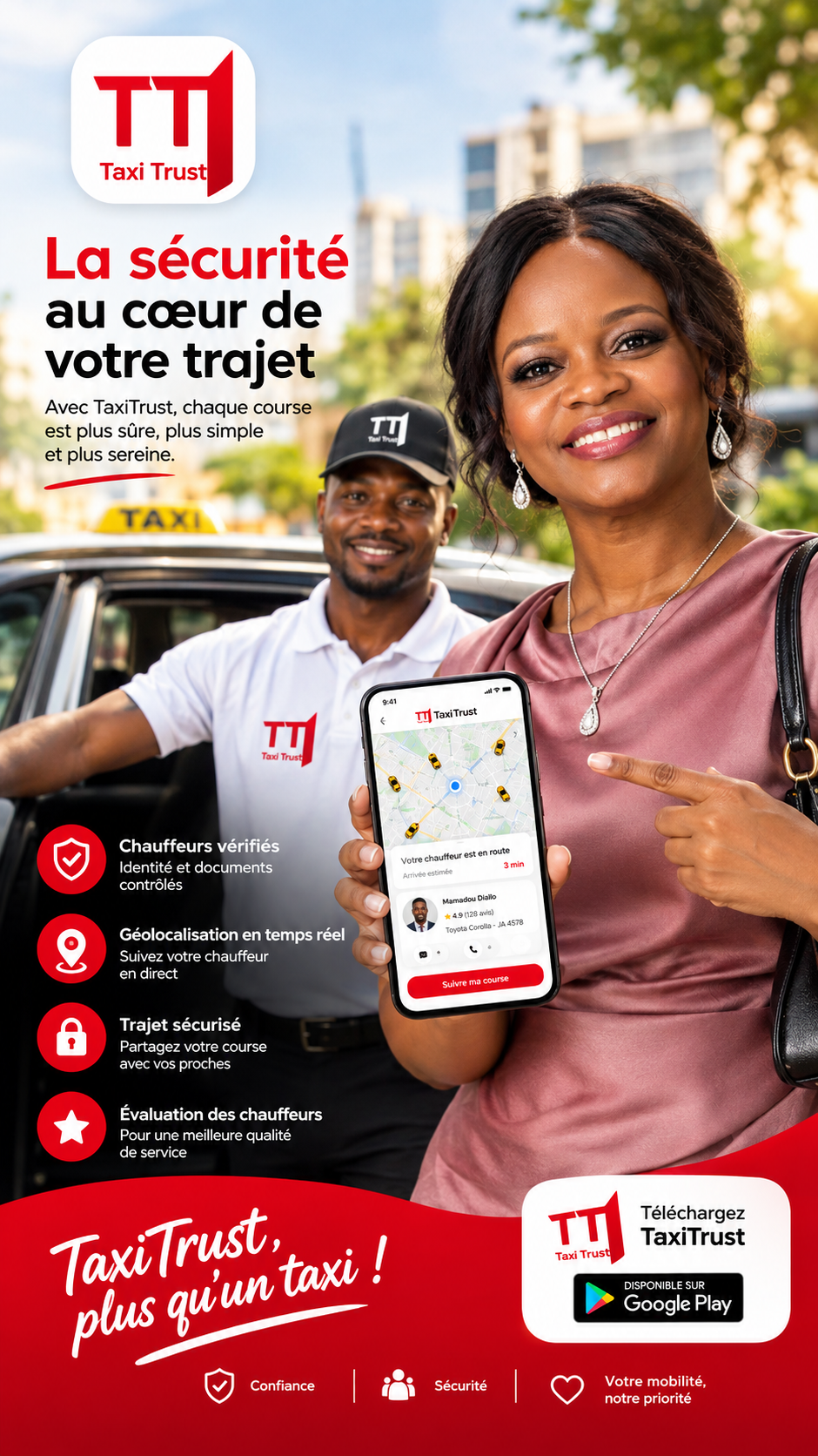 La sécurité au cœur de votre trajet